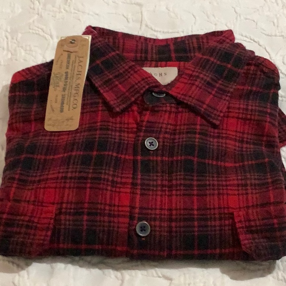 J.A.C.H.S MFG.CO.Flannel    
Men's Jachs Heavyweight Flannel Shirt, Size XXL,
